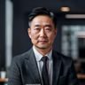 久久爱平台老用户王哥的头像，中年男性，成熟稳重形象，商务休闲装，办公室背景